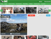 Tablet Screenshot of bttbike.com